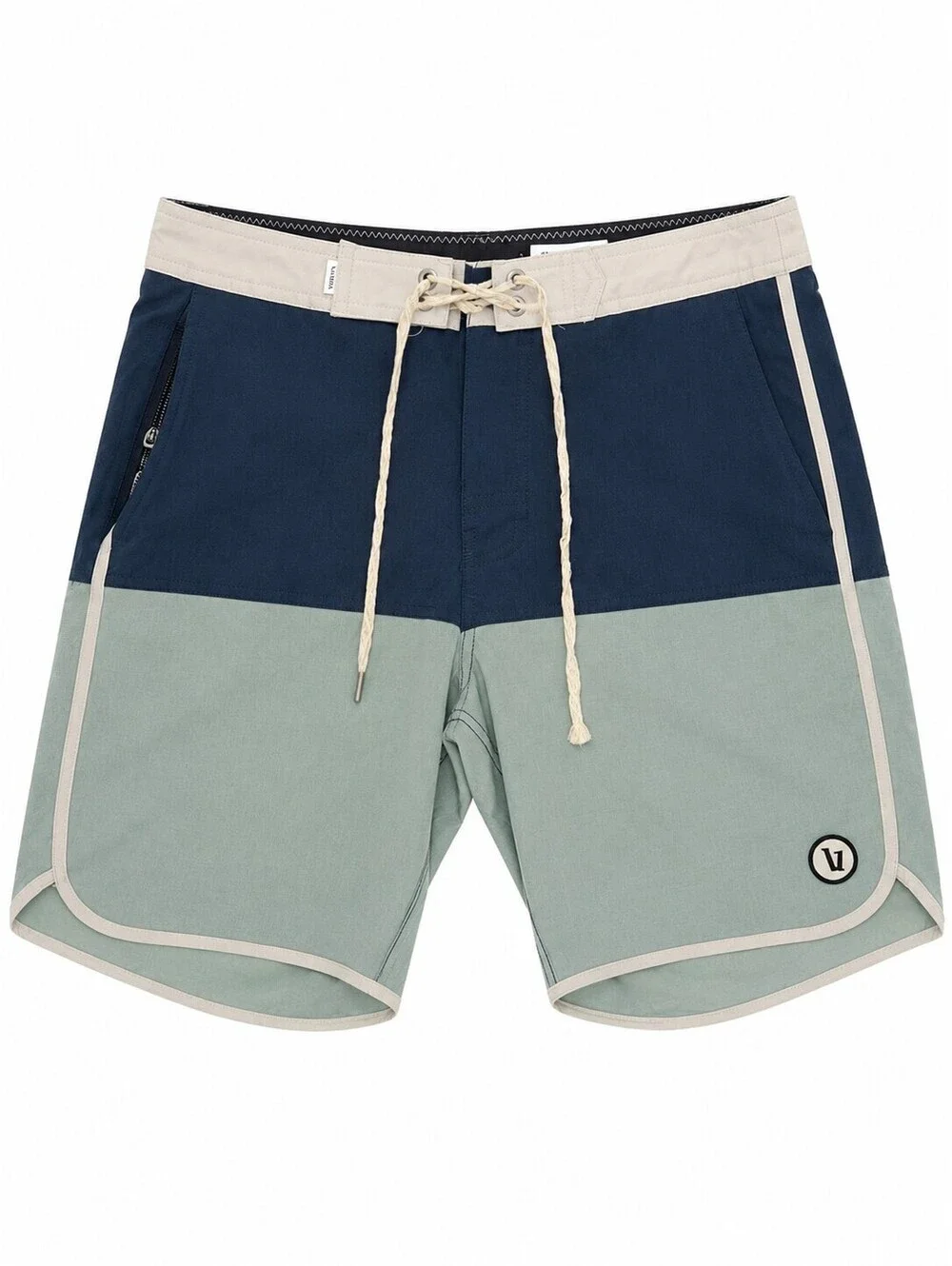Vuori Men's Size 28 Cruise Boardshorts Blue Green 4-Way Stretch Shorts